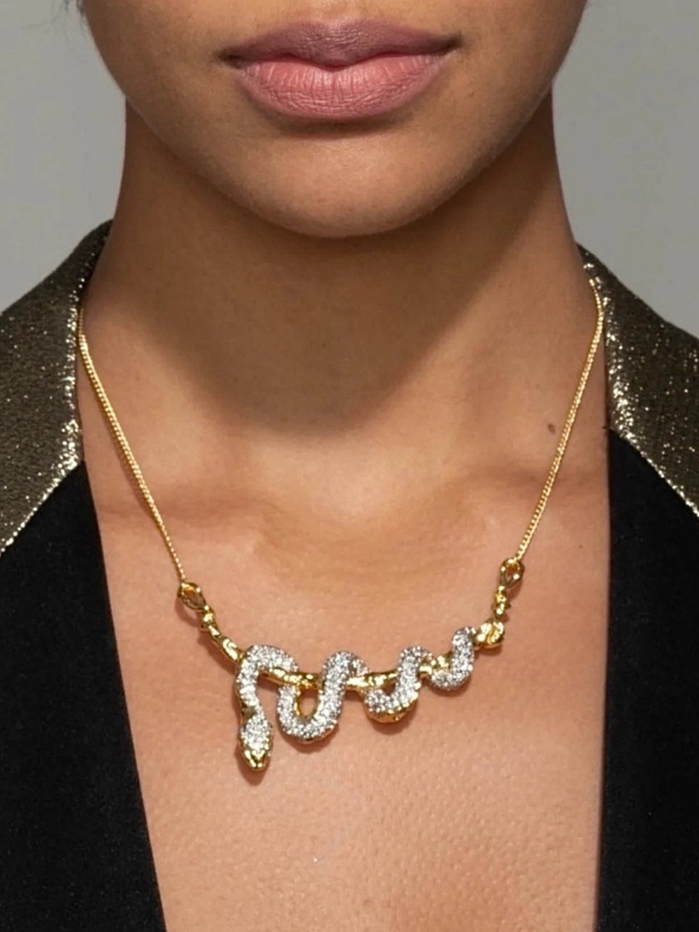 Alexis Bittar Twisted Snake Necklace